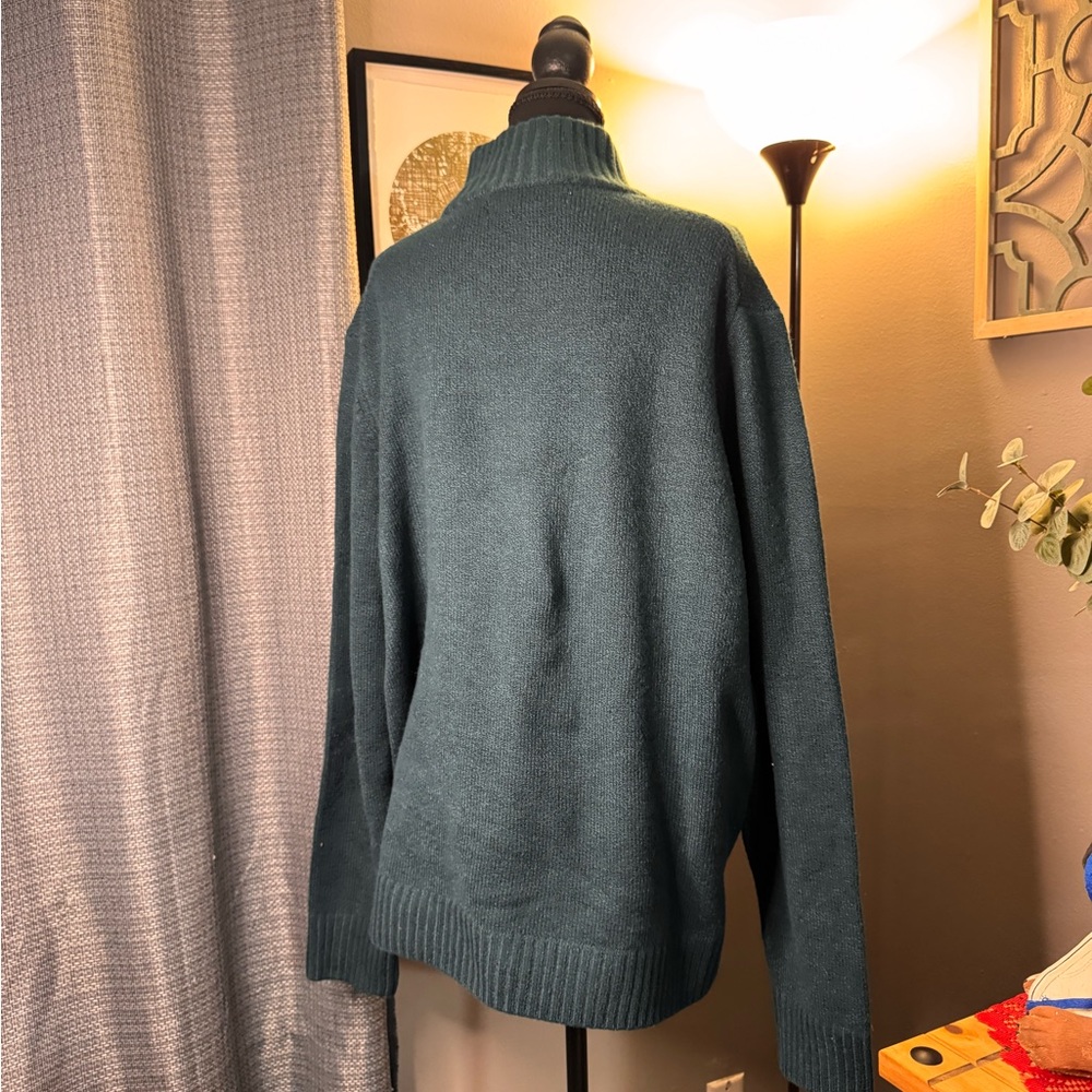 Amazon Essentials Teal Knit Sweater - Picture 2 of 3